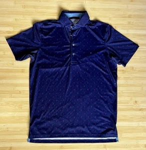 Greyson Performance Polo Golf Elasticizzata Pot Leaf Rose Uomo Taglia S Erba - Foto 1 di 6