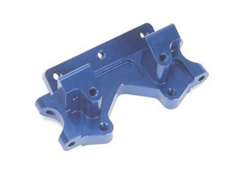 Blue Aluminum Front Bulkhead for Traxxas Rustler Stampede or Slash 2WD # ST2530B - Image 1 of 1