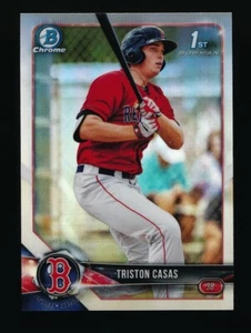 Bowman Chrome Draft Refractor Triston Casas 2018 #BDC-171 1st RC Red Sox como nuevo - Imagen 1 de 2