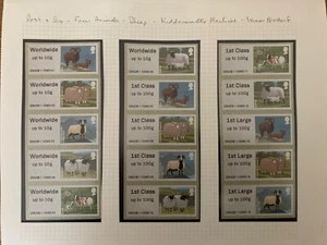 SHEEP  WINCOR KIDDERMINSTER SET 36 to 40g POST GO SEE ALL SCANS RARE FV £111 - Picture 1 of 3
