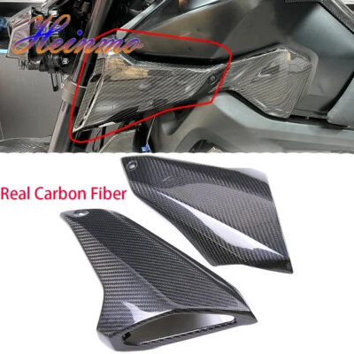 Cubierta de admisión de aire de fibra de carbono carenado lateral del tanque de gasolina para Yamaha MT-09 FZ09 13-16 Foto 1 de 4