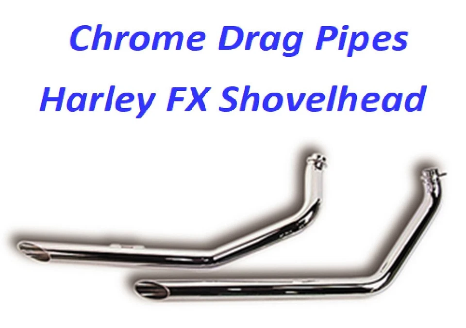 1-3/4 英寸 EXHAUST DRAG 管 HARLEY FX SHOVELHEAD FXWG FXE SUPER GLIDE LOW RIDER — 第 1/1 张图片