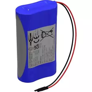 Ansmann 1S2P Akkupack 2x 18650 Kabel Li-Ion 3.6 V 5100 mAh - Bild 1 von 1