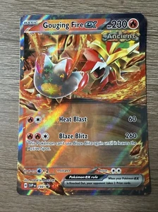Gouging Fire ex - 144 - SV: Scarlet & Violet Black Star Promo Card Never Played - Picture 1 of 3