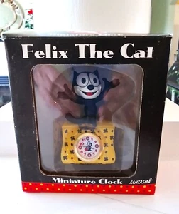 SELTENE Fantasma FELIX THE CAT Miniaturuhr - MIB - FUNKTIONIERT! NEUER AKKU! - Bild 1 von 8