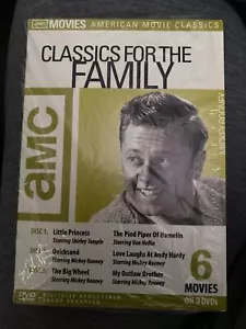 Classics For the Family (DVD, 2004) 6 Movies on 3 DVD's Like new - Foto 1 di 1