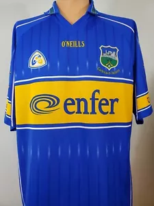 O'Neills Ireland Gaelic Tiobraid Arann Jersey Mens Small Blue Football Hurling - Picture 1 of 9
