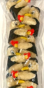 Vintage 2,5 Zoll Kiwi Plüsch mit Kappe Clip auf Huggers 10 Bleistift Topper I Love Neuseeland - Bild 1 von 4