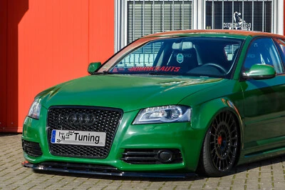 Spoilerschwert Frontspoiler aus ABS Audi A3 S-Line 8P 8PA Facelift mit ABE - Bild 1 von 4