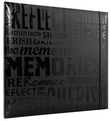 MCS MBI 13.5x12.5 Inch Embossed Gloss Expressions Scrapbook Album with 12x12 - Image 1 of 4