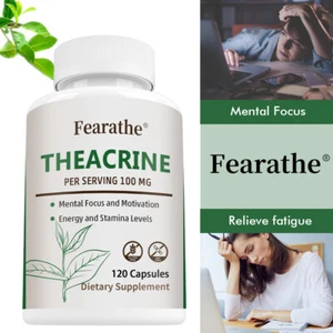 Theacrine (TeaCrine) Cápsulas Reemplazo Cafeína 100 mg Cápsulas - Imagen 1 de 13