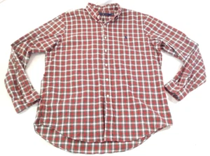 Ralph Lauren Shirt Men's XL Red Multicolor Plaid Long Sleeve Button Down - Picture 1 of 7