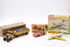 F Vintage Boxed x3 Dinky Models inc Executive Jet, 202 Fiat Abarth 2000 etc