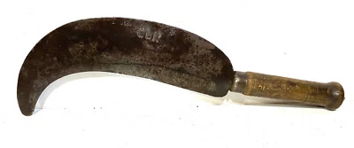 Ancienne serpe de vigneron CLM Arbois Jura 1920 - Photo 1/4