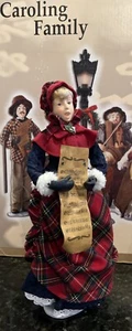 2005 Vtg Caroling Family Holiday Sam's Club Christmas Replacement Caroler Lady 1 - Picture 1 of 9