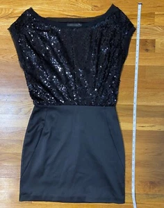MANOUKIAN Women’s Elegant Cocktail Party Black Dress, SIZE XS - Picture 1 of 5