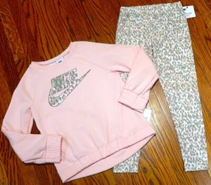 NIKE SPORT SUIT AUTHENTIC TODDLERS GIRLS BRAND NEW ORIGINAL 2Pc SET Size 2T, NWT - Picture 1 of 7