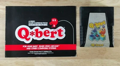 Q*BERT🔥 (Atari 2600) By Parker Brothers. Retro Vintage NTSC🔥 - Image 1 of 4