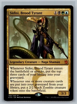 Magic The Gathering Khans of Tarkir Sidisi, Brood Tyrant #199/269 MTG TCG CCG - Image 1 of 2