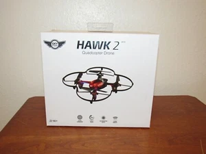 Sky Ryder Hawk 2 Quadcopter Drone DR187R Red ages 14+ *TESTED Works* - Picture 1 of 6