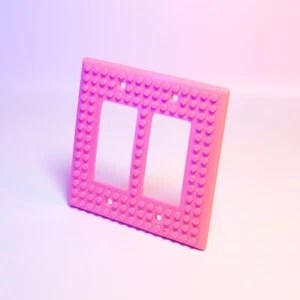 LEGO Light Switch Cover Fun Decor for Kids Room Unique Light Switch Plate - Picture 1 of 2