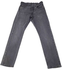 Levi's 501 Jeans Womens Size 2528 Gray Wash High Rise Fitted Skinny Leg Jeans NE - Picture 1 of 8