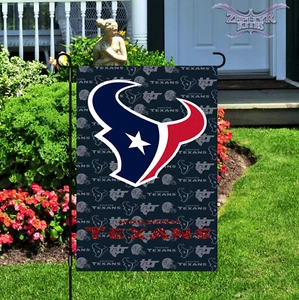 Houston Texans garden flag double sided 12"x18" Texans flag Officially Licensed - Picture 1 of 7