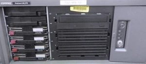 HP COMPAQ PROLIANT ML370 SERVER, 257918-421, INTEL PENTIUM III PROCESSOR - Picture 1 of 6