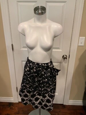 Falda Thakoon X Target Colección 20 Aniversario Negra Shibori Línea A, Talla 10 Foto 1 de 4