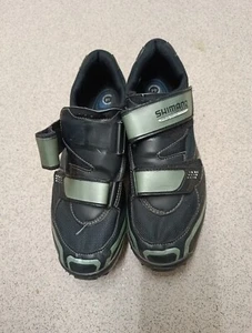 Shimano SPD Black Mountain Road Bike Cycling Shoes Mens Straps Size EU 44, UK 9. - Picture 1 of 10