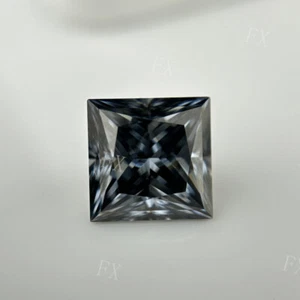 5x5~10x10mm Excellent Gray Princess VVS1 Moissanite Stone With GRA Certificate - Picture 1 of 9