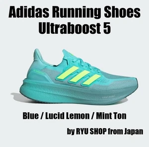 Adidas Zapatos para Correr Ultraboost 5 JQ2909 Azul / Limón Lúcido / Tono Com... - Imagen 1 de 14