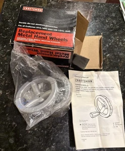 NOS Craftsman 22262 6” ruedas de mano de metal serie 315 sierras de mesa en caja bolsa sellada - Imagen 1 de 7