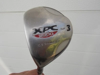 XPC 3000 Fairway 3 Wood 15.5 Degrees LH Left 15-5 Stainless 43" True Temper Shaf - Image 1 of 4
