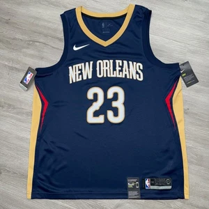 ANTHONY DAVIS New Orleans Pelicans Nike Jersey 52 XL Authentic Swingman - Picture 1 of 5