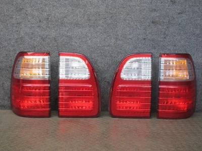 1998-2002 LEXUS LX470 REAR TRUNK INNER & OUTER TAIL BRAKE LIGHT LAMP SET 4PCS - Image 1 of 4