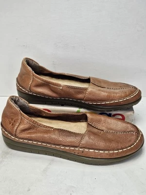 Naturalizer Women's N5 Comfort Brown Leather Moccasin Loafers Size 7 W - Image 1 of 4