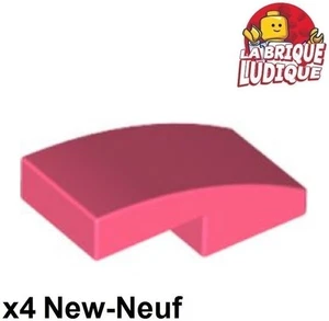 Lego 4x Slope curved pente courbe 1x2 corail/coral 11477 NEUF - Picture 1 of 1