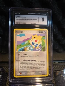 Togepi Team Rocket Returns Cgc 9 - Picture 1 of 2