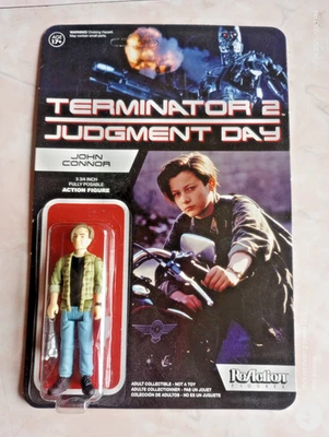 Terminator 2 Judgement Day John Connor (ReAction) Action Figure NOS on Card - Image 1 of 4