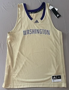 Rare NWT Adidas University of Washington Sample Basketball Jersey Sz M - Picture 1 of 7