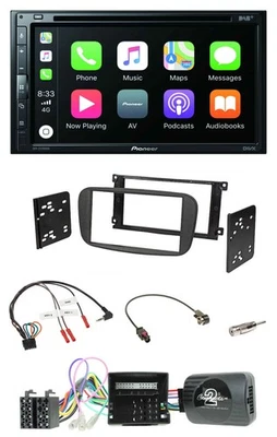 Pioneer DVD 2DIN Lenkrad DAB Bluetooth USB Autoradio für Ford Focus C-Max Galaxy - Bild 1 von 4