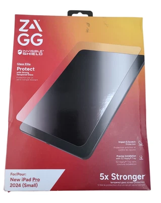 ZAGG InvisibleShield Glass Tempered Glass Screen Protector 2024 iPad Pro 11 - Image 1 of 4
