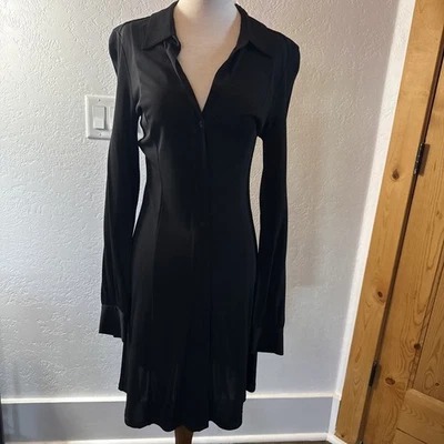 NWT Black Theory Button Down Dress Size Sm Long Sleeve - Image 1 of 4