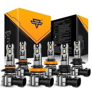 For Subaru Impreza 2008-2011 AUXBEAM LED Headlight High Low Beam Fog Lights 6pcs - Picture 1 of 12