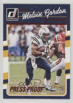 2016 Donruss Press Proof Red Melvin Gordon #247 - Image 1 of 2