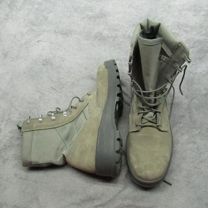 Botas de Combate McRae Hombres 9.5 R US Militar Cuero Verde Salvia Clima Caliente 8430 EE. UU. - Imagen 1 de 16