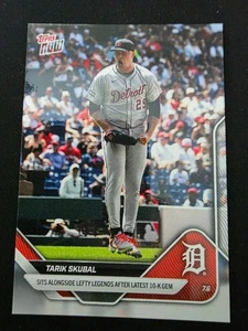 Tarik Skubal 2025 Topps Now #393 Detroit Tigers - Imagen 1 de 2