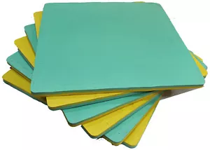 MARTIAL ARTS MATS - GREEN/YELLOW 45mm - SAVE 60% OFF RETAIL - Picture 1 of 4