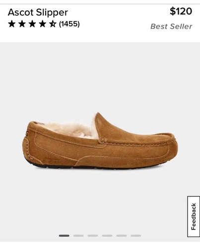 UGG M Ascot nuova taglia 11 castagno